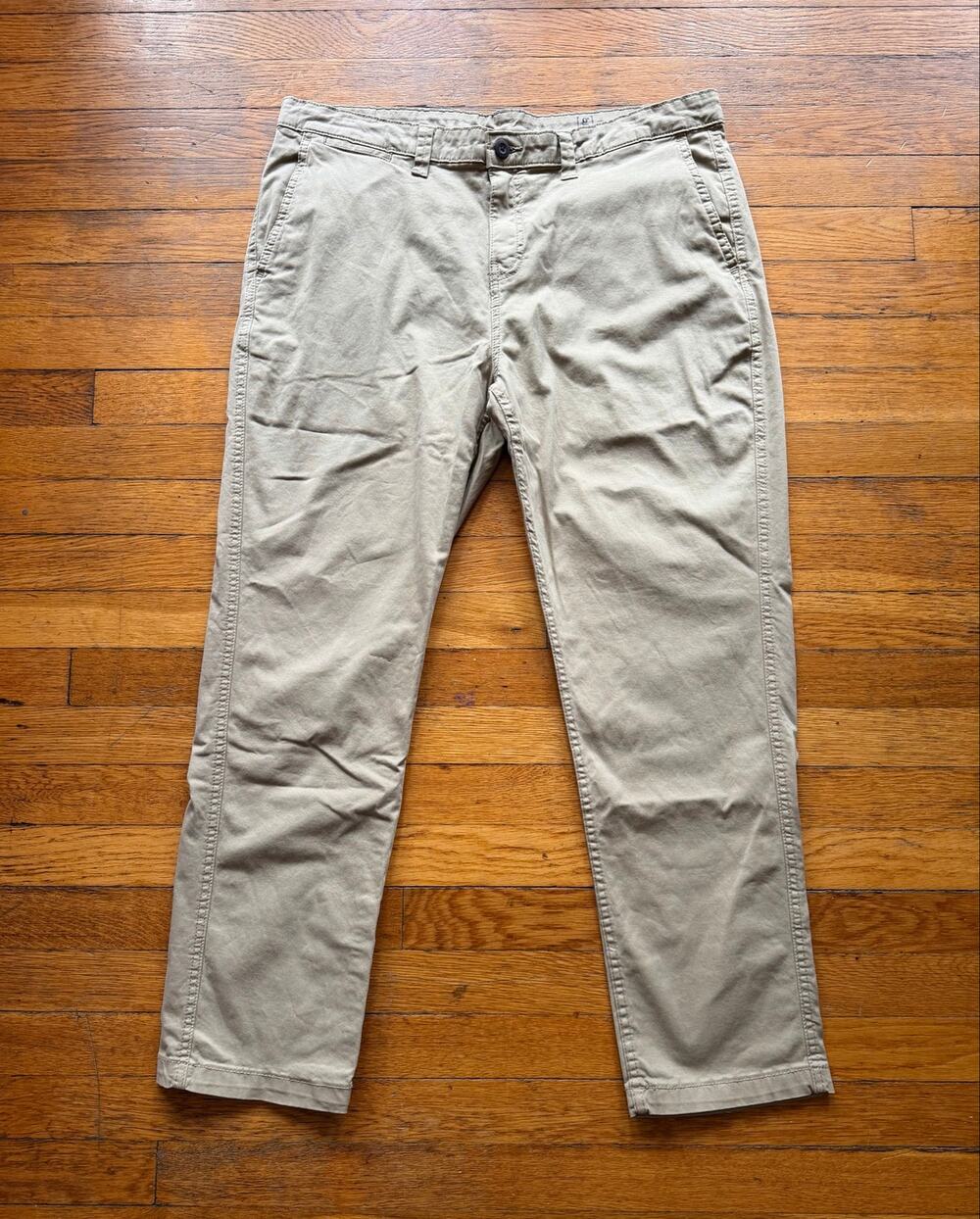 GEORGE Athletic Beige Chinos Mens sz 38